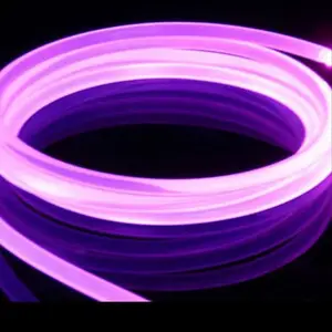 10mX 12 мм диаметр супер прозрачный сплошной сердечник сторона свечения оптоволоконный кабель для бассейна Бесплатная доставка