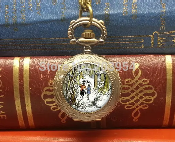 Карманные часы в стиле Нарния стимпанк 12 шт./лот опт бесплатная доставка ожерелье