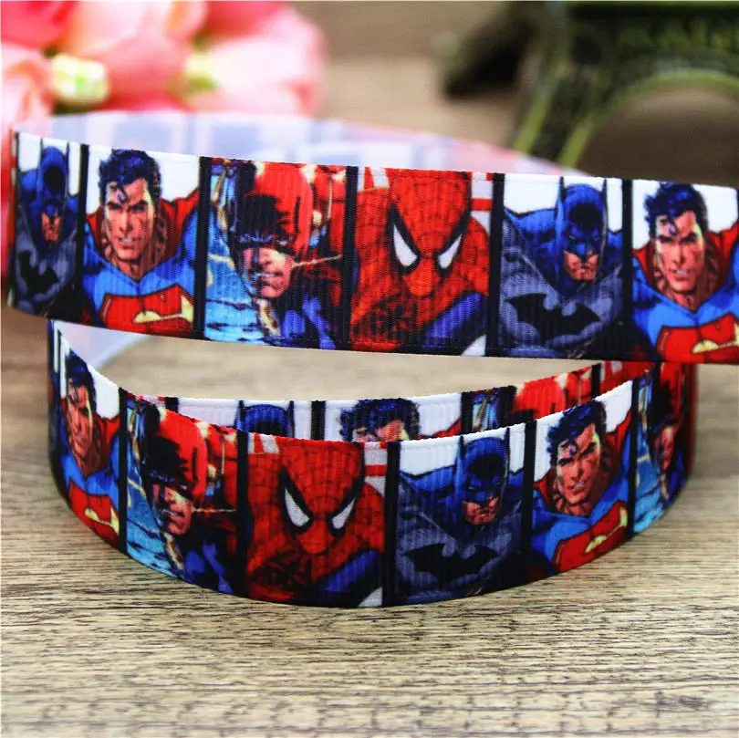 5 DHK 7/8 ''5 ярдов мексиканский череп marvel hero Блок Печатный Корсажная лента аксессуар бант для волос головной убор DIY 22 мм C1230 - Цвет: 5