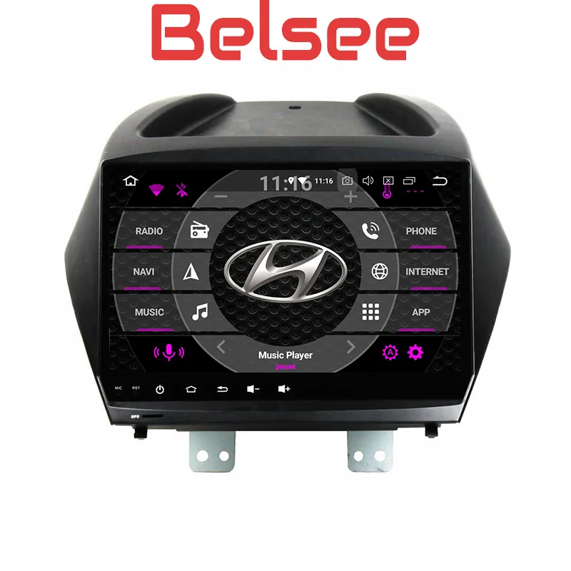 Головное устройство Belsee Android 8 0 Oreo автомобильное радио стерео ядер 4-32 Гб