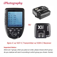 godox xpro c ttl wireless flash trigger transmitter w x1r c ttl wireless flash trigger receiver flash trigger for canon camera