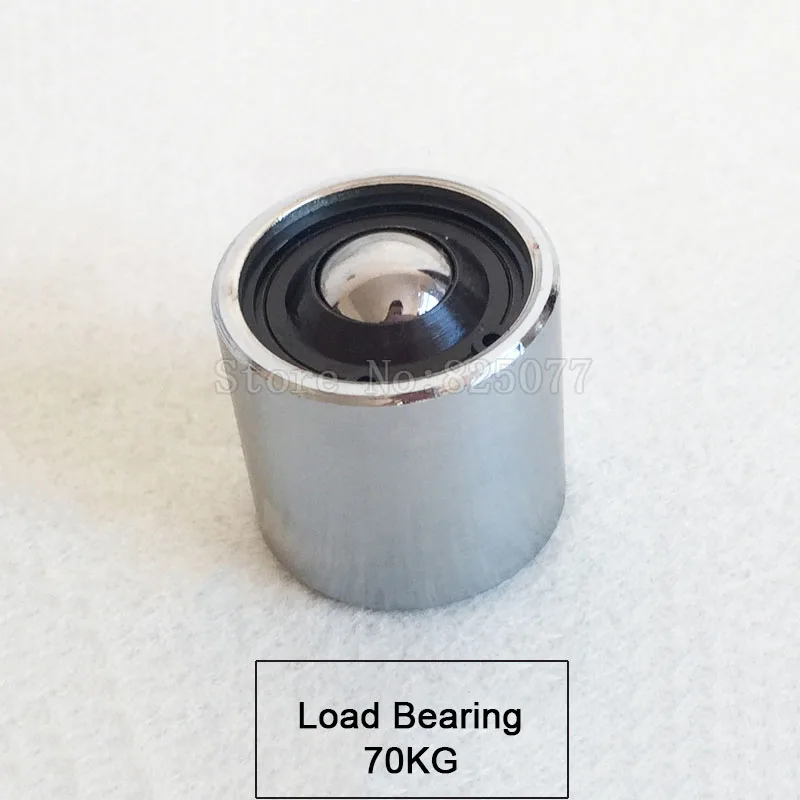 

4PCS Precision Conveying Universal Ball Casters Spring Damping Bull Eye Ball Bearing Wheels Runners Load Bearing 70KG/PCS