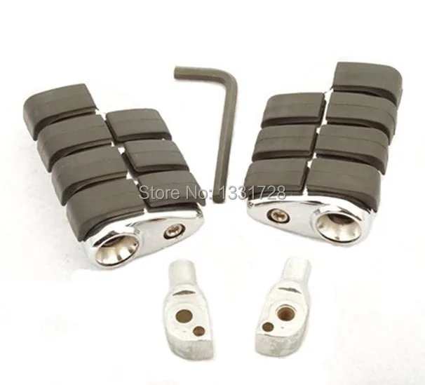 

Chrome Wing Foot Pegs Rests For 1998-2006 Suzuki Boulevard C90 (Rear)