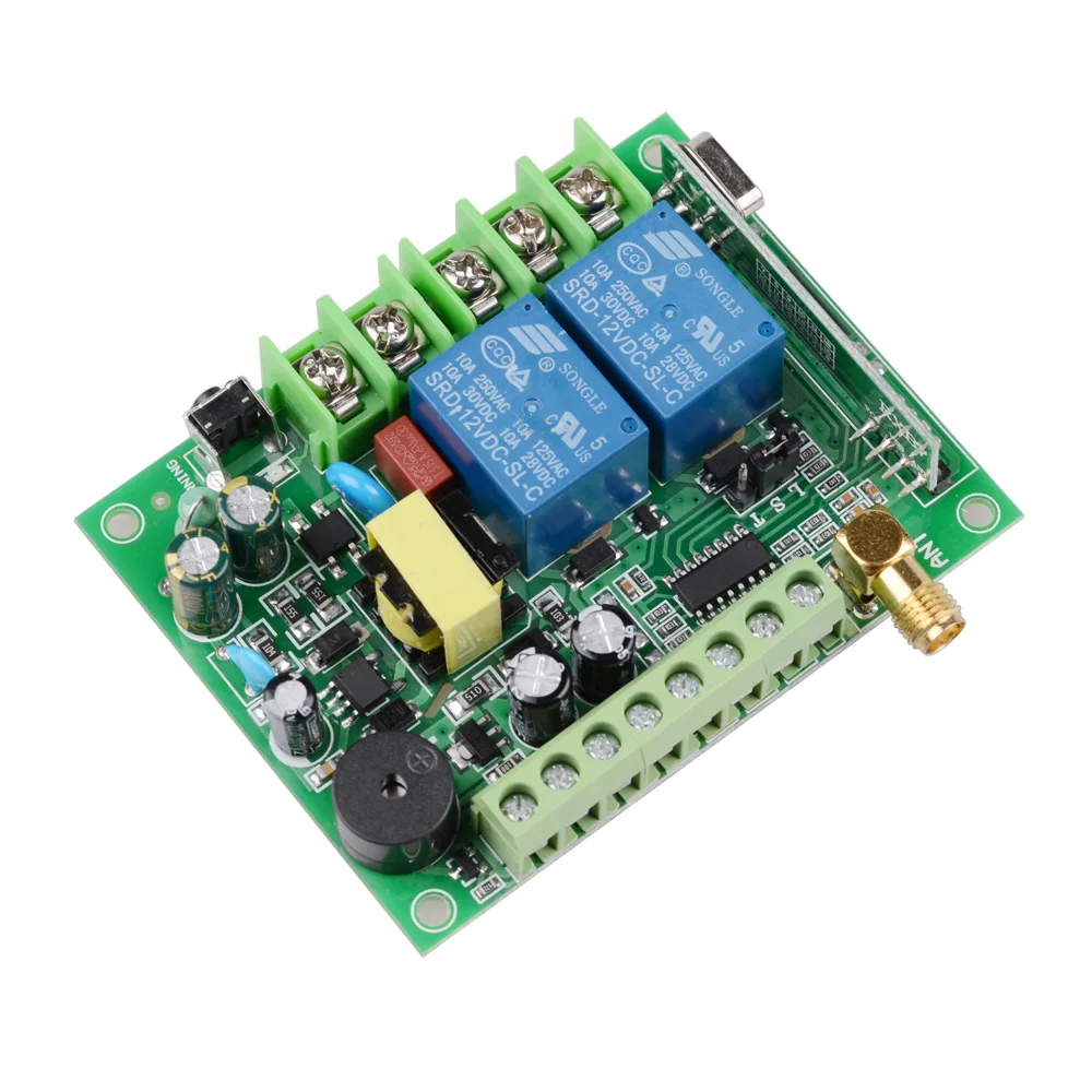 220V 10A 2CH моторный пульт дистанционного управления Управление однофазный