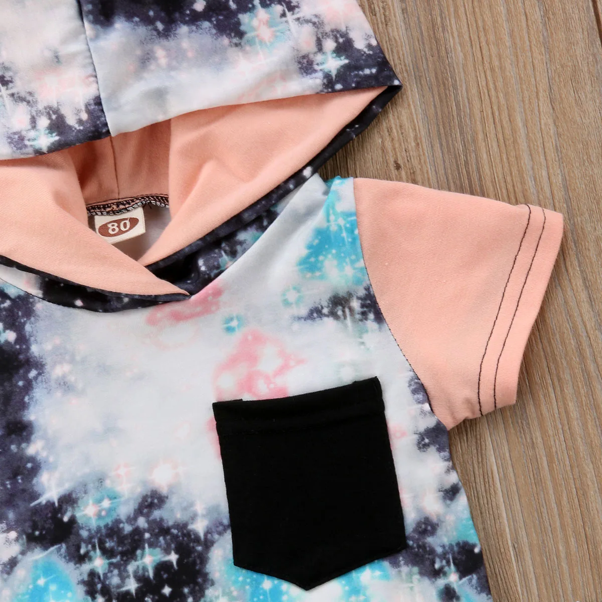 2018 Brand New Toddler Infant Kids Baby Boy Hoodie Tops Pants 2Pcs Outfits Clothes Sets Summer Graffiti Stars Sunsuit 6M-4T | Детская