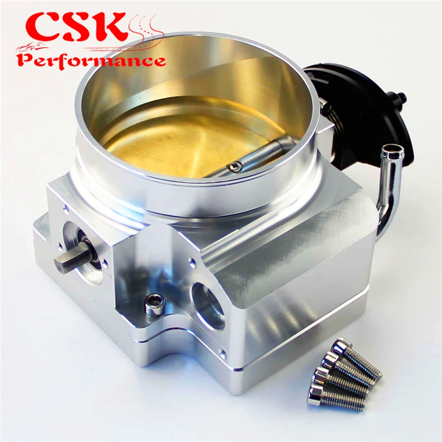 Корпус дроссельной заслонки 4 &quotподходит для GM GEN III LS1 LS2 LS3 LS6 7 LSX 102 мм + переходная