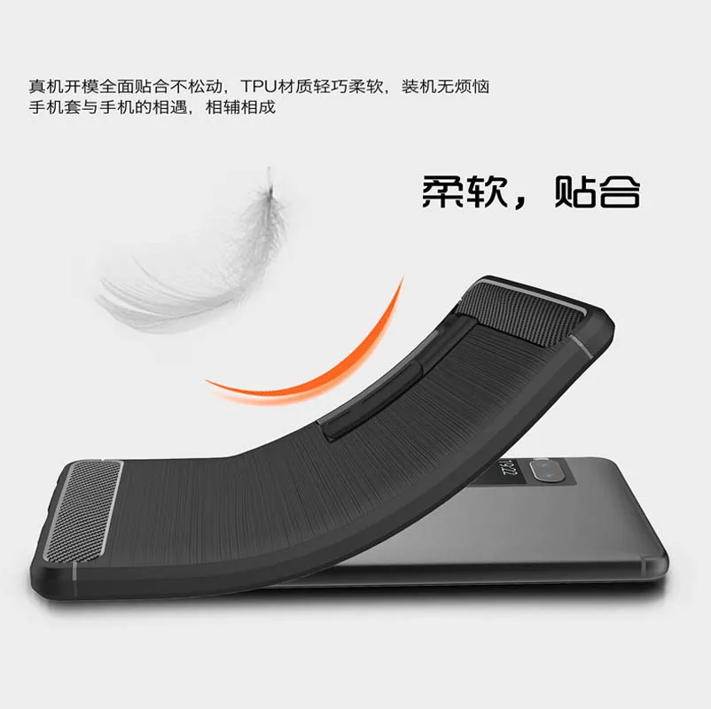 Для Meizu pro7 чехол углерода Волокно Телефон Чехол Мода для телефона Pro 7 задняя