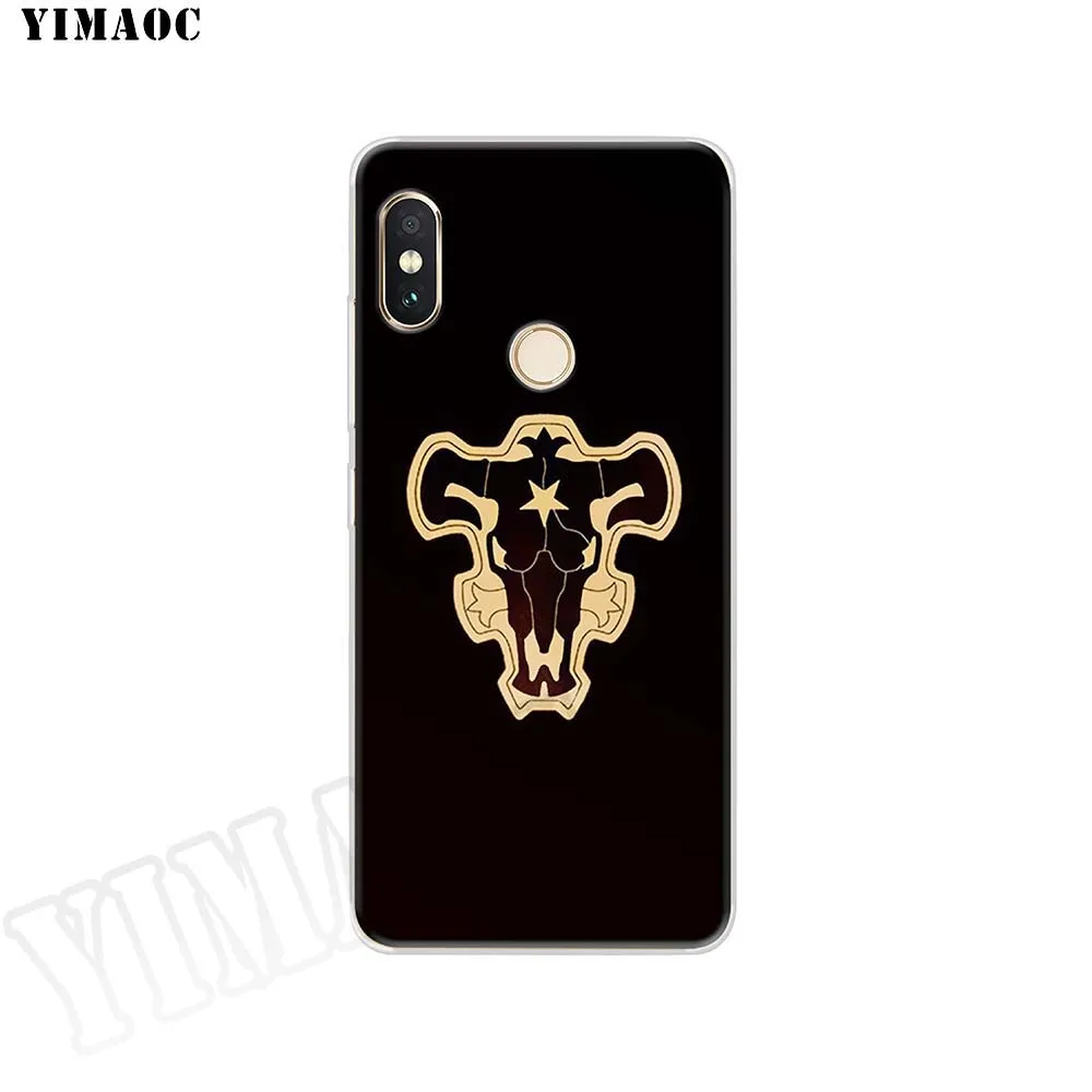 Мягкий силиконовый чехол YIMAOC Manga Anime с черным клевером для POCOPHONE F1 Xiaomi Redmi Note 6 7 Pro 6A