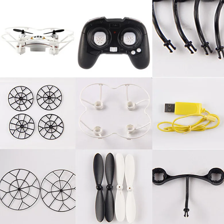 Прибытие 3D летающие нано Rc игрушки дизайн 4 в 1 Мини дроны 2 4G 4CH 6 осевой RC