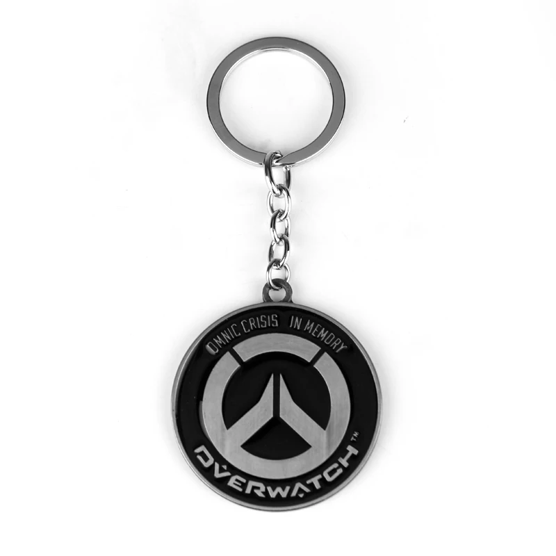 Популярные игры винтажные брелоки Overwatch аниме брелок для ключей ювелирные