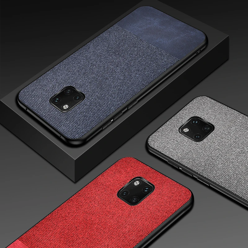 Чехол из хлопчатобумажной ткани чехол Huawei Mate20 Pro мягкий задняя крышка Mate 20 чехлы