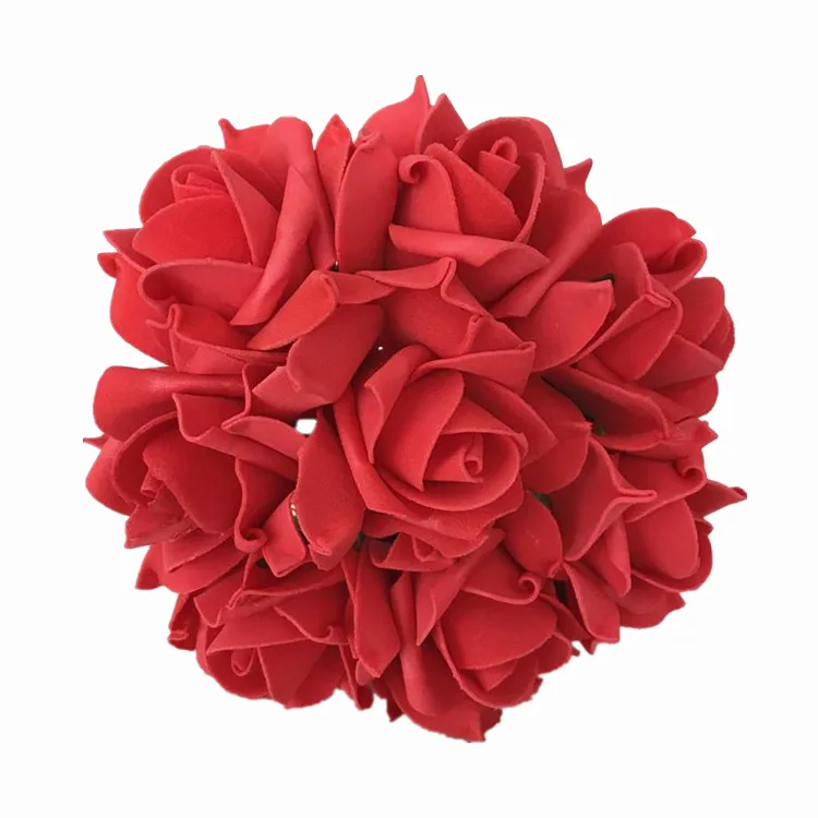 Фото Quality 7.5cm 96 heads Open Foam Rose Bunch for Brides Bridesmaids Wedding Bouquets Free Shipping Дом и сад Quality 7.5cm 96 heads Open Foam Rose Bunch for Brides Bridesmaids Wedding Bouquets Free Shipping Дом и сад