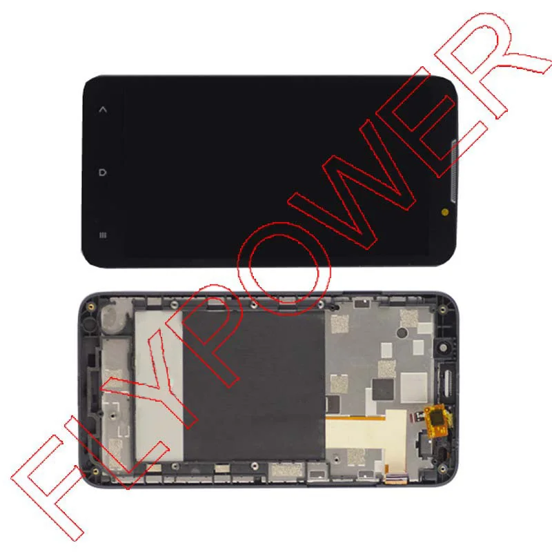 Для HTC Desire 516 d516 ЖК дисплей экран с сенсорный + Рамки сборки черный Бесплатная