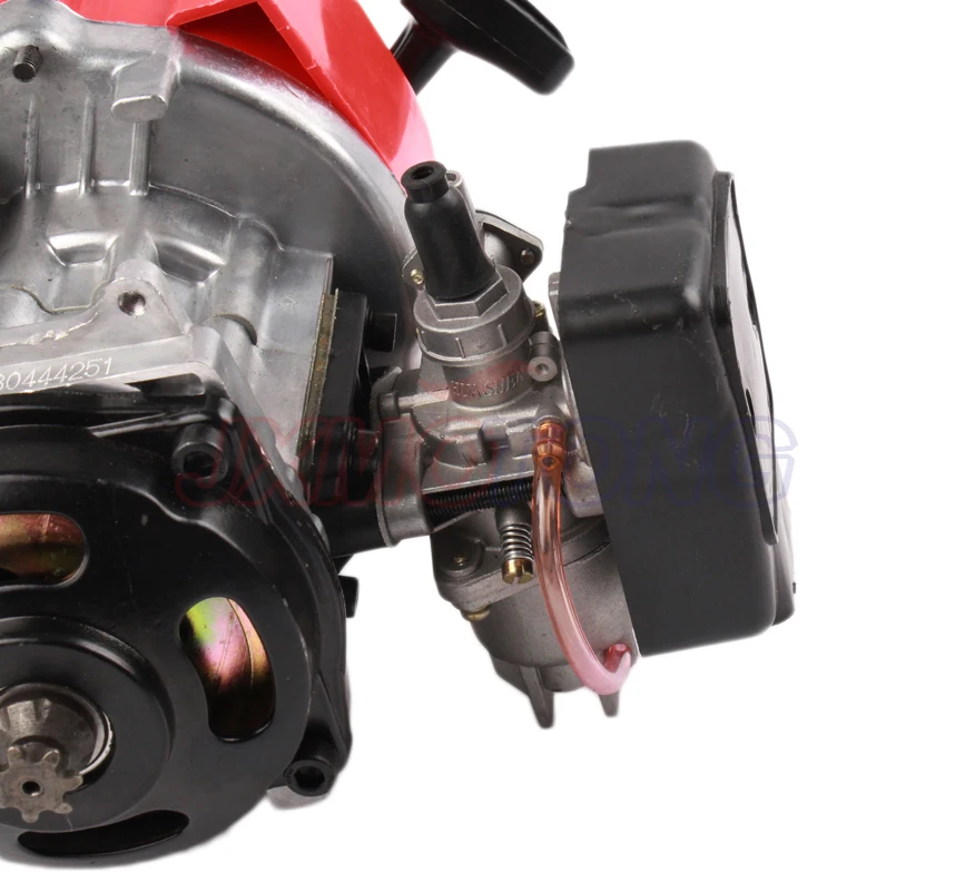 Новый Превосходное качество 43cc 47cc 49cc 2 тактный двигатель для мотора мини QUAD ROCKET