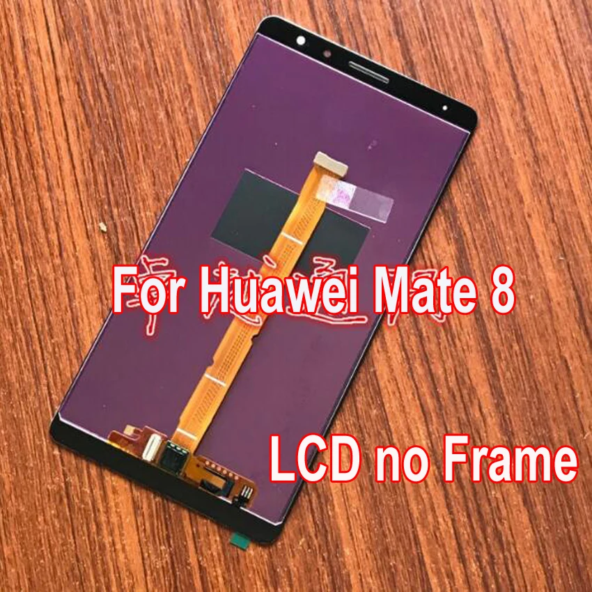 

100% Tested Best Working LCD Display Touch Panel Screen Digitizer Assembly Sensor + Frame For Huawei Mate 8 NXT-TL10 NXT-CL00