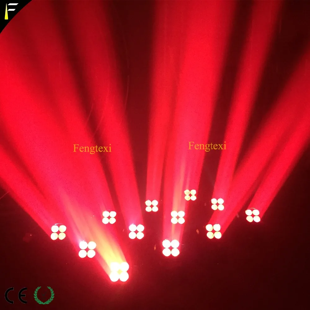 Бесплатная доставка Dmx512 супер стробоскопический луч Led RGBW 4x10 Вт движущийся