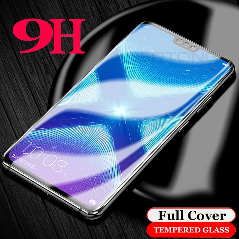 GerTong 9H защита для экрана закаленное стекло Huawei Honor 8X 2.5D Премиум полное покрытие