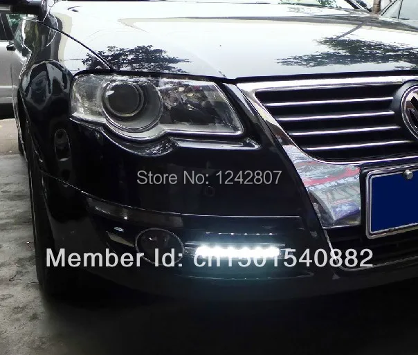 Для 2006 11 VW Volkswagen Passat B6 светодиодные дневные ходовые огсветильник drl версия с