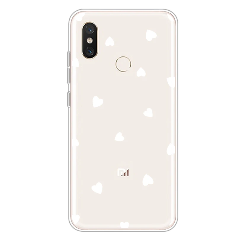 26 Ультратонкий чехол для Xiaomi mi A2 A1 mi 9 Se mi 8 из мягкого прозрачного ТПУ с изображением свежих растений цветов на красном mi Note 5 6 7 Pro, чехол для телефона - Цвет: 26