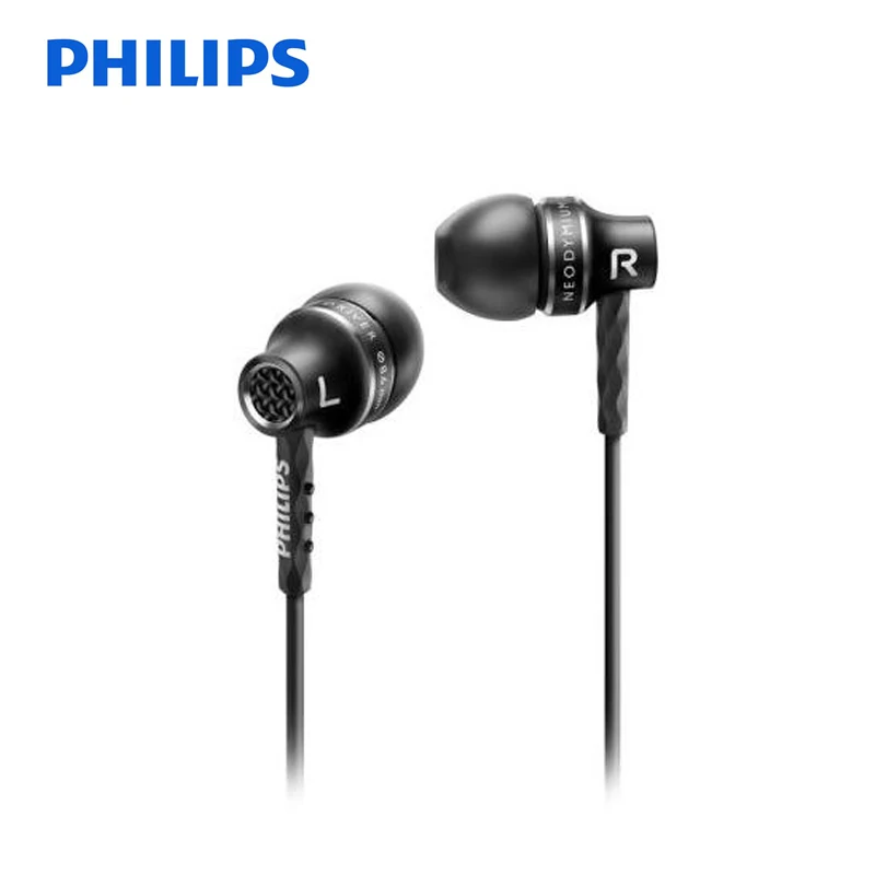 Philips SHE9100 оригинальные наушники вкладыши с несколькими цветными проводами