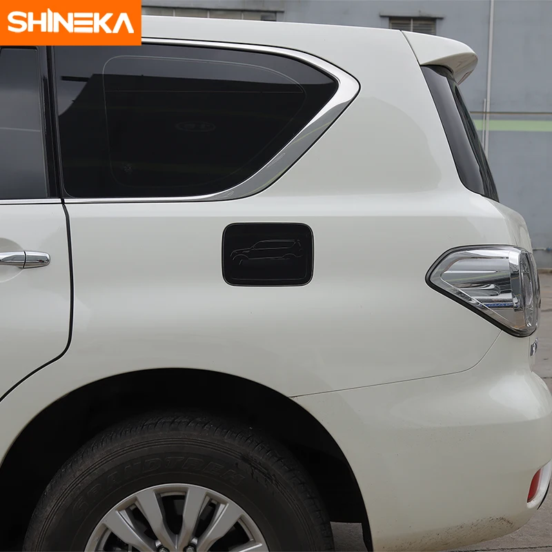 Крышка топливного бака SHINEKA для Nissan Patrol Y62 2017 + аксессуары интерьера|Наклейки на