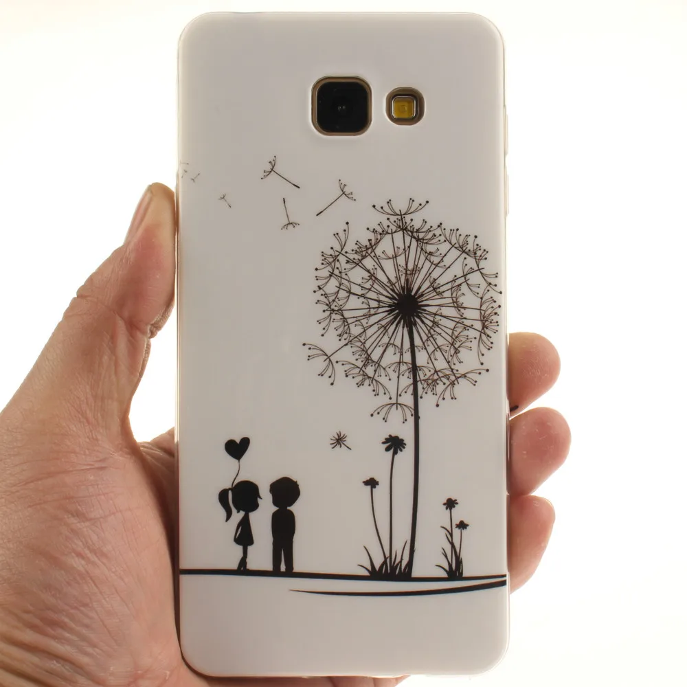 For Samsung Galaxy A7 2016 Case Soft Silicon IMD TPU Protective Slim Cover for A7100 A710F |