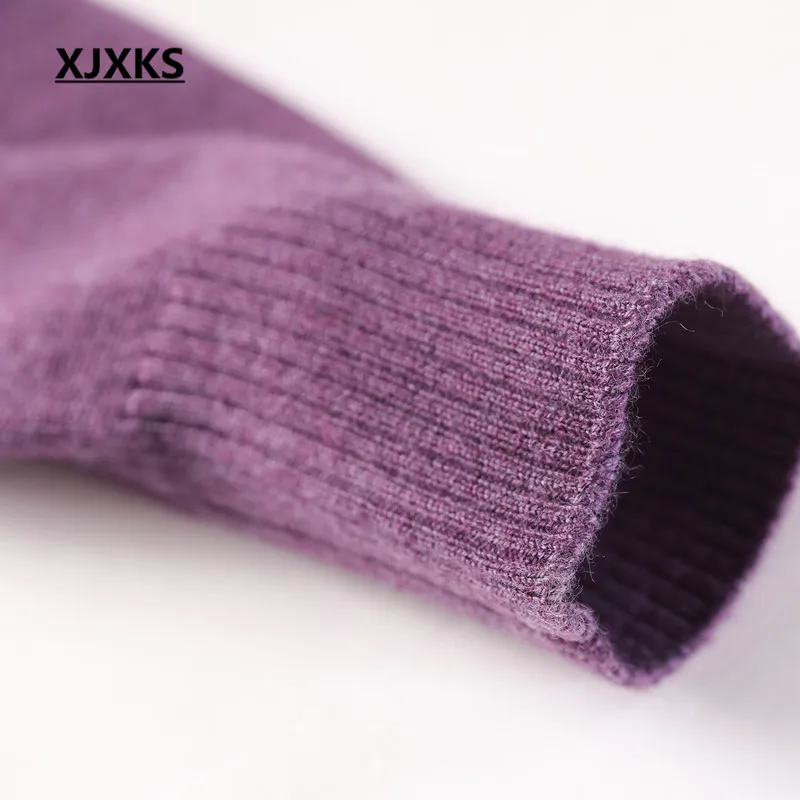 XJXKS sweater 2018 new women sweaters and pullovers long sleeve women's pullover plus size clothing basic shirt | Женская одежда