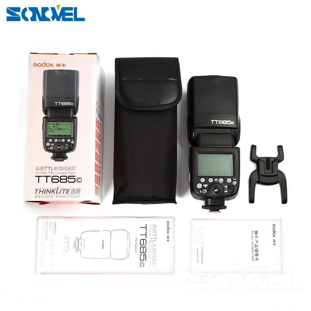 Вспышка для камеры 2x GODOX Φ TT685C скорость вспышки lite 2 4 ГГц высокоскоростной