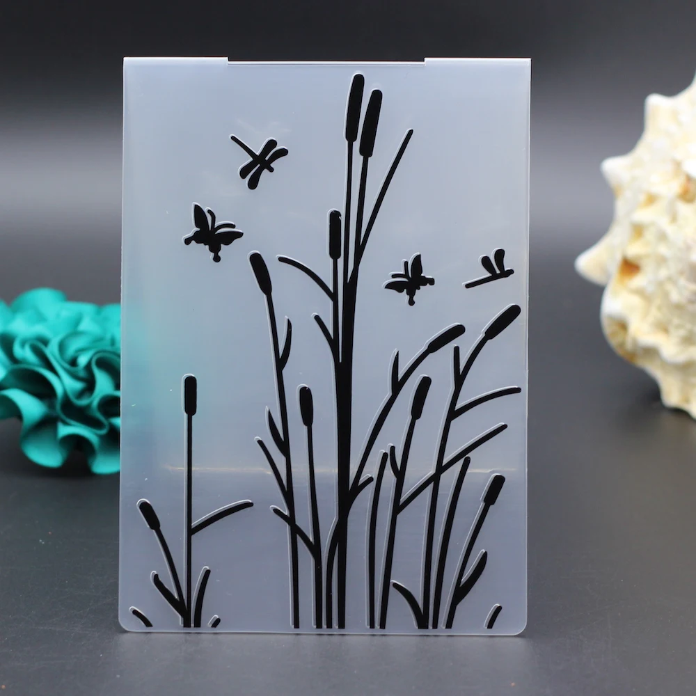 AlinaCraft 10 5x15 см пластиковые папки для тиснения DIY конверт скрапбукинга альбом рамка