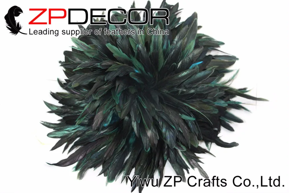 Zpdecoration петух перо 6 8 дюймов ручной выбор Оптовая Продажа Бирюзовый синий