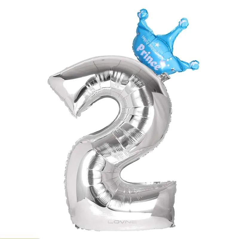32 дюймовые серебряные гигантские шары цифры globos 1 2 3 4 5 6 7 8 9 украшение для душа