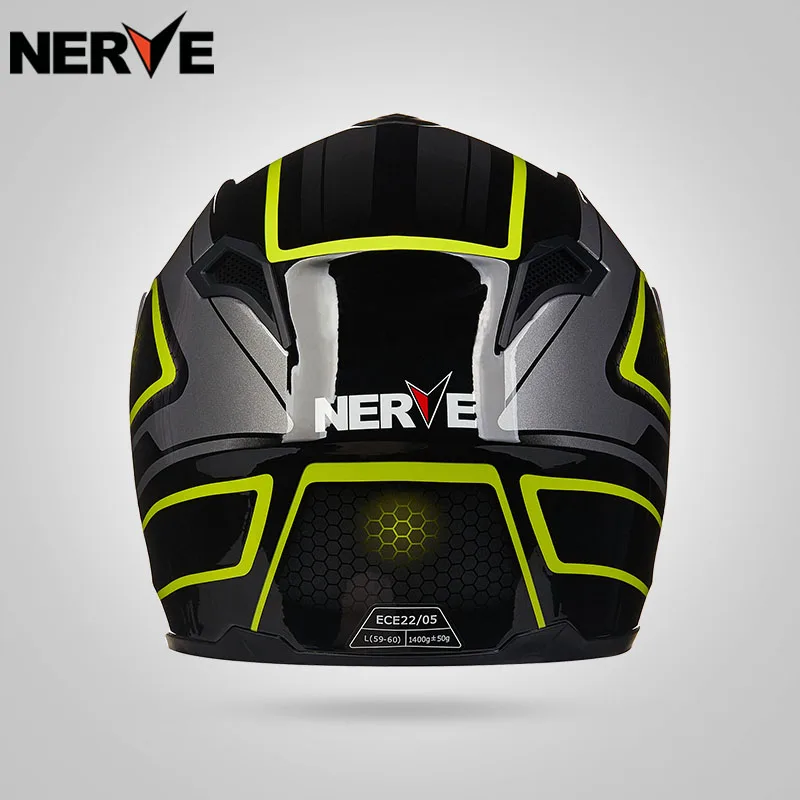 Мотоциклетный шлем на все лицо NERF мотоциклетный из стекловолокна защитное