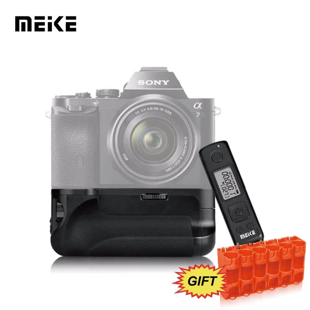 Встроенная беспроводная Батарейная ручка Meike MK-A7II Pro 2,4g для Sony A7II A7rII A7sII A7MII как Sony VG-C2EM