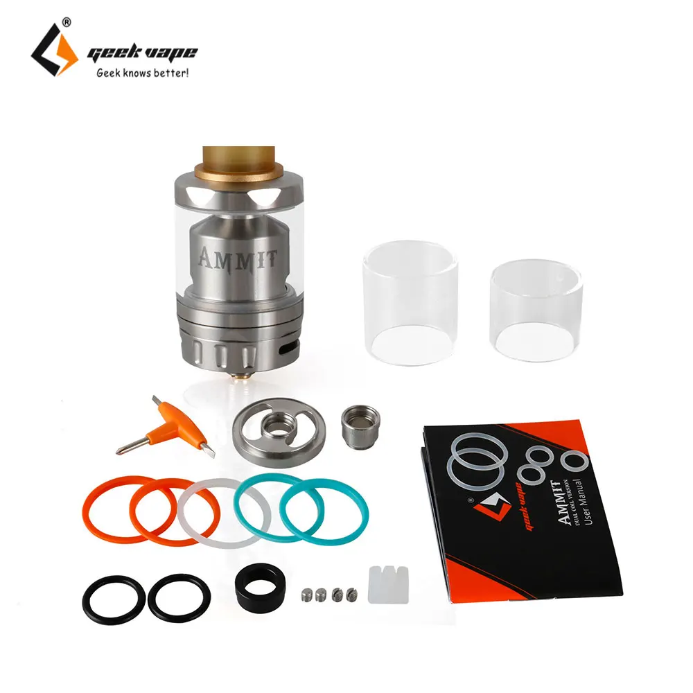 Оригинальный испаритель Geekvape Ammit RTA с двойной катушкой Восстановленный бак Tank RDTA 3