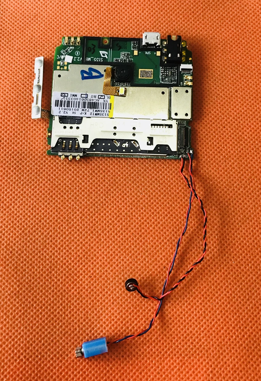 Б/у оригинальная материнская плата 512M RAM + 4G ROM для Cubot GT72 MTK6572 двухъядерный 4 0