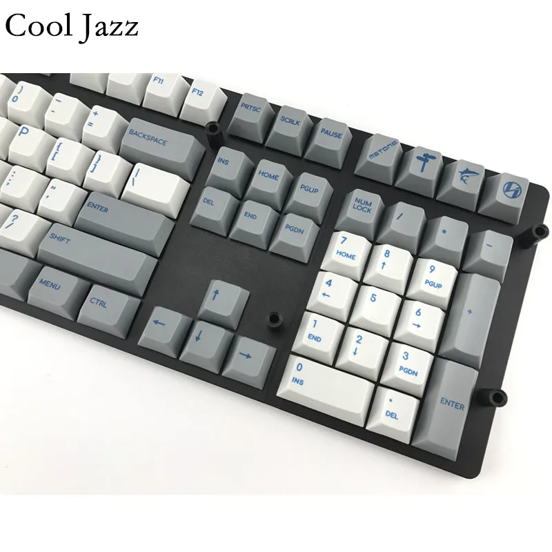 Крутая механическая клавиатура pbt Cherry mx для Jazz колпачки ключей 151 краситель с