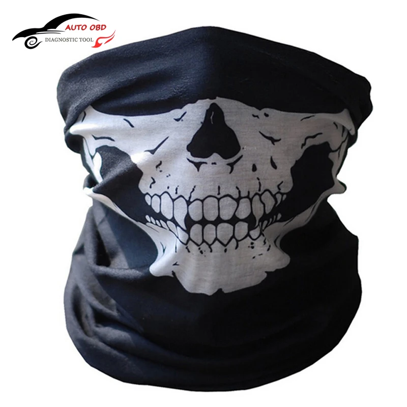 Мотоциклетная маска для лица с черепом, шарф для катания на лыжах, сноуборде, велосипеде, скутере, защитный шлем для лица, теплая маска для езды на мотоцикле и велосипеде
