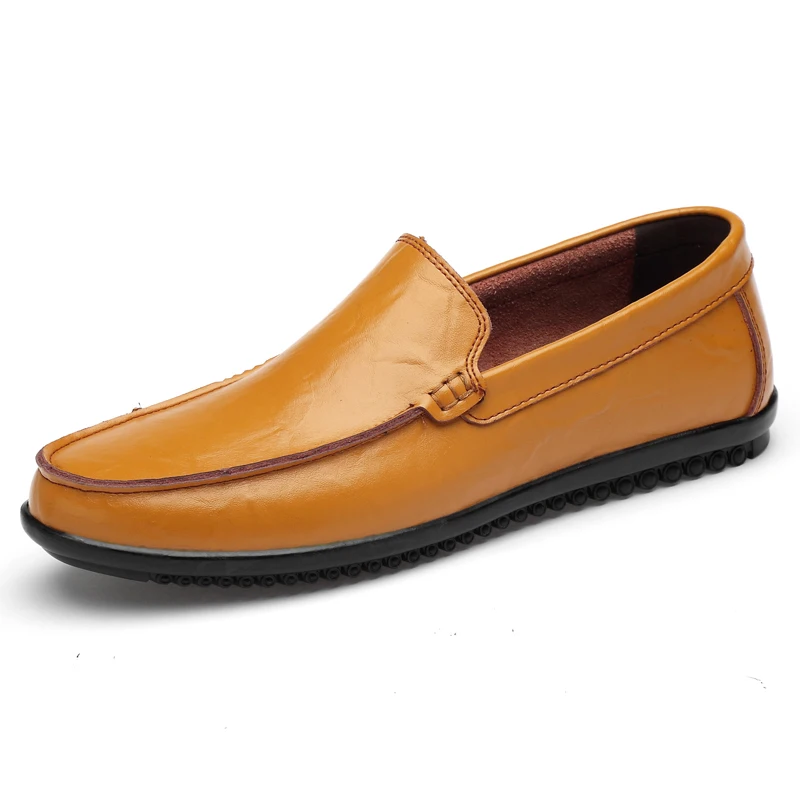 CLAX Men Boat Shoes Summer Men's Moccasins Leather Shoe Slipons Male Casual Loafers Breathable | Обувь