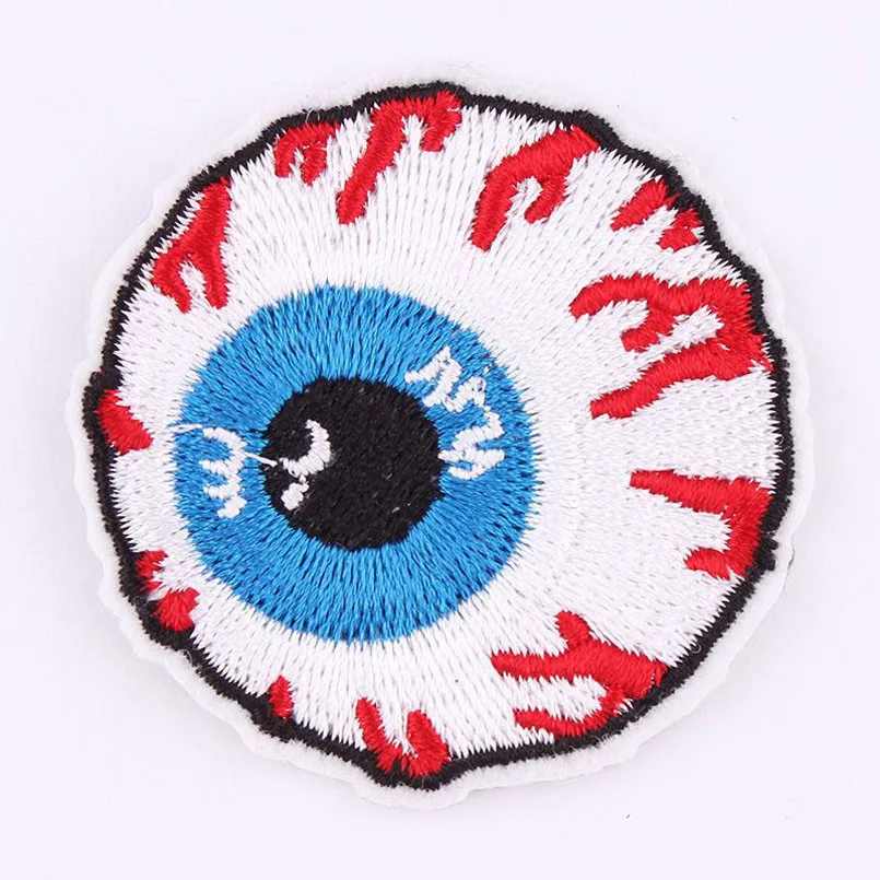 Компьютерная Вышивка Патчи Три Размеры Глазного Яблока Одежда Аксессуар Полосы