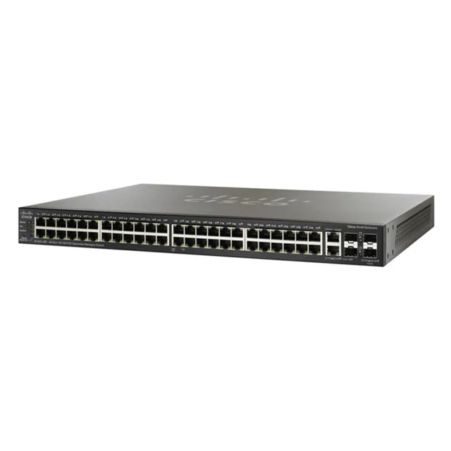 Новые CISCO SF300 48 сетевой коммутатор ethernet порт 10/100 управляемый коммутатор|Сетевые