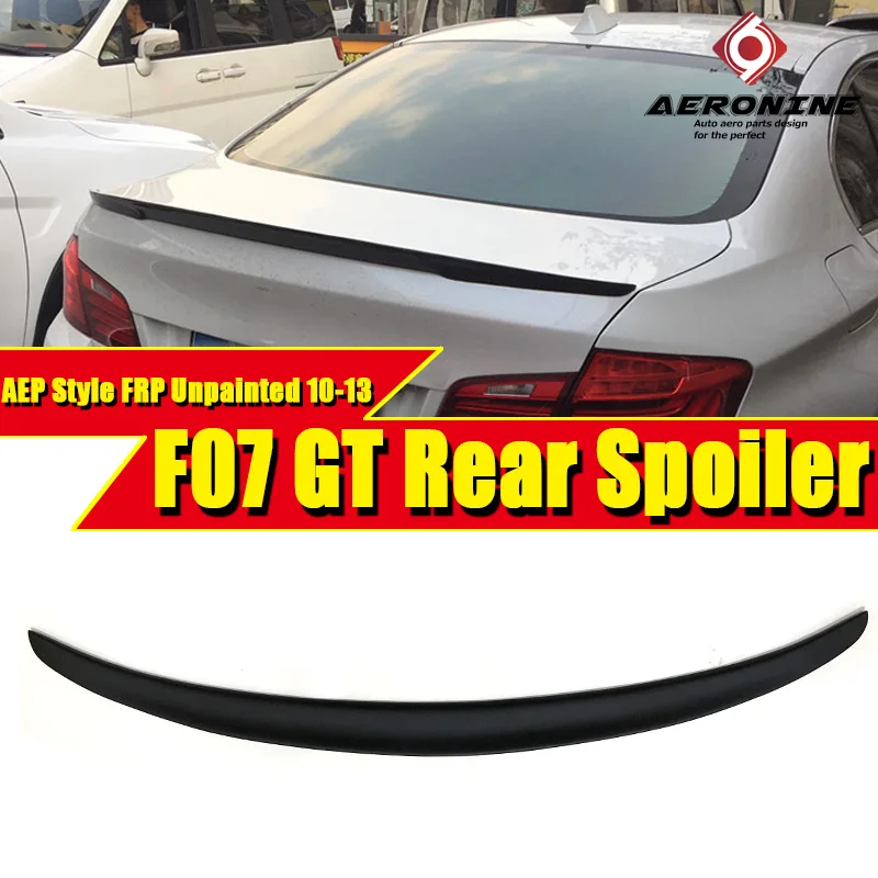 Спойлер для багажника BMW F07 High Kick Big крыло FRP Неокрашенный P Стиль 5 Серия GT 535i 550i 535iGT