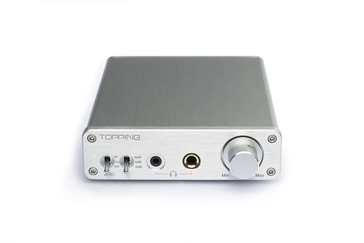 Topping A30 Hifi Настольный усилитель для наушников 3,5 мм/6,35 мм выход для наушников 1540 МВт большая выходная мощность 0 дБ/9 дБ/18 дБ усиление swich