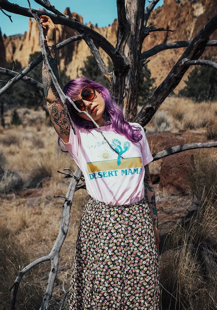 Новая брендовая футболка Desert Mama 2018 женские летние хлопковые футболки Harajuku