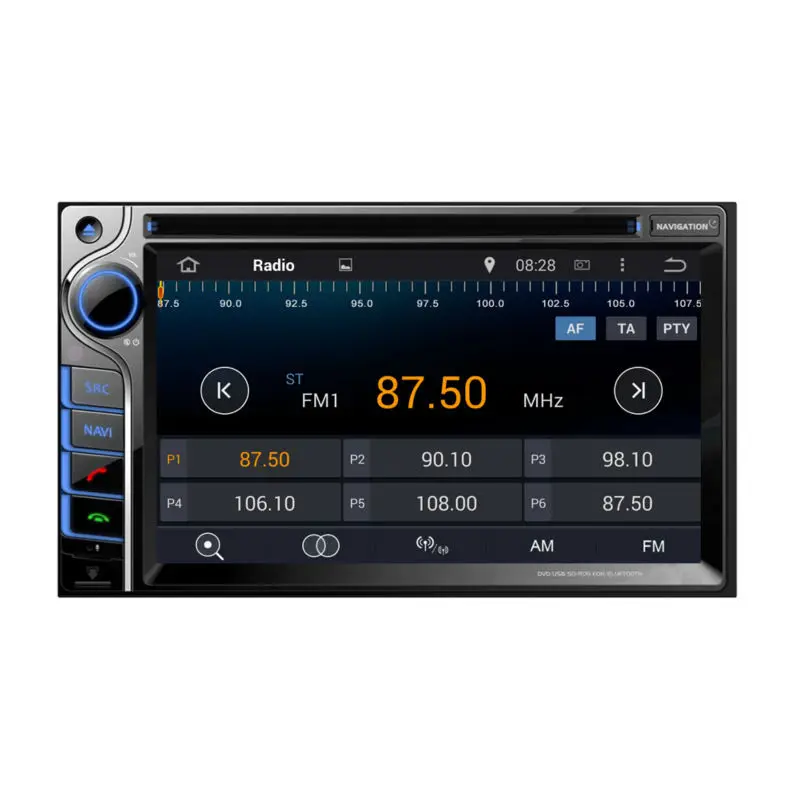 6.2'' 2 Din Android 5.1 DVD GPS Universal Navigation System with HD Capacitive Screen BT Phonebook | Автомобили и