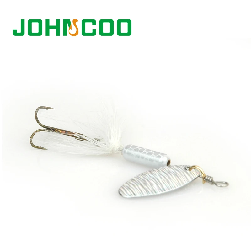 Johncoo 8 шт. счетчик приманки металлические 6 см 4 г Жесткий Карп Рыболовные Медь