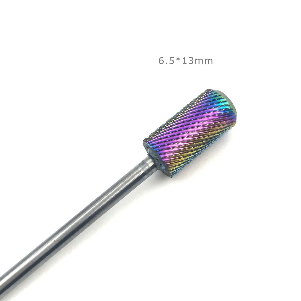 

HYTOOS Barrel Tungsten Carbide Nail Drill Bit 3/32" Rotary Burr Manicure Bits Drill Accessories Milling Cutter Nail Art Tools