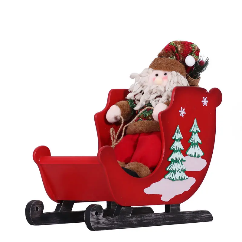 Newborn Baby Photography Christmas Props Infant bebe fotografia Accessories Baby Boy Girl Photo Shoot Christmas Sled Deer Props