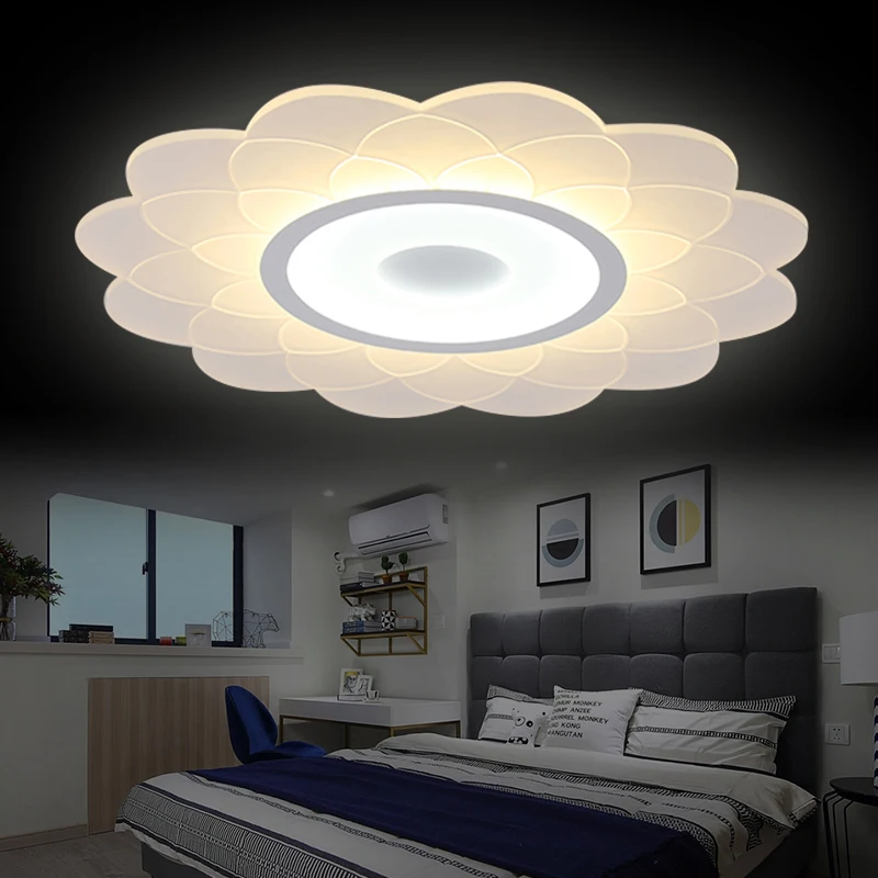 

New Design Acrylic Modern Led Ceiling Lights For Living Study Room Bedroom lampe plafond avize Indoor Ceiling Lamp