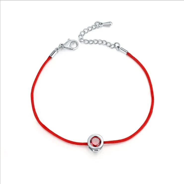 Wholesale 10 Color red rope zircon bracelets bangles lovers wild jewelry Crystals From Austrian bracelets-for-women gift | Украшения и