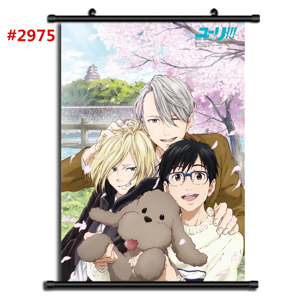 2975 Yuri On Ice Аниме Манга настенный плакат свиток EF - Цвет: 2975